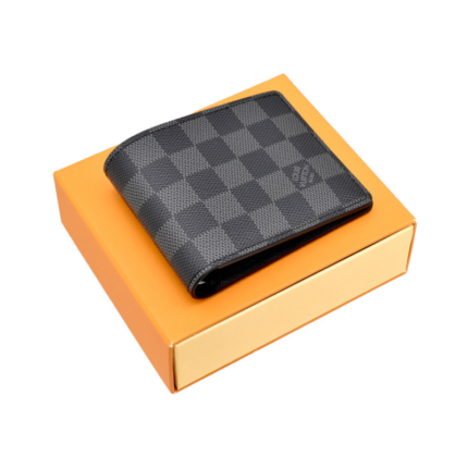 Louis Vuitton Damier Graphite Canvas Mens Slender Wallet