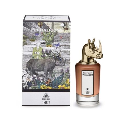 Sophisticated Amber Woody Fragrance with Stag Design