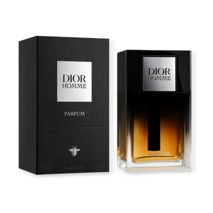 Dior Homme Parfum 75ml luxury men's perfume with original Dior retail box and elegant black bottle available in UAE