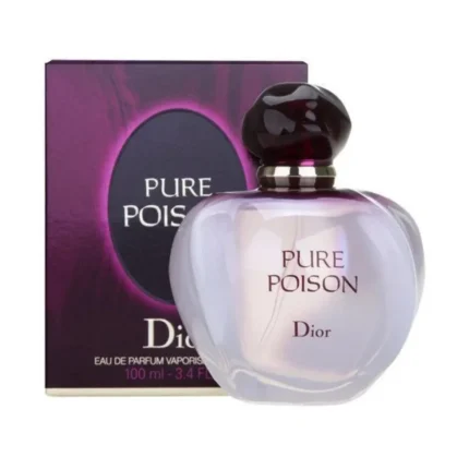 Dior Pure Poison Eau de Parfum 100ml luxury women's perfume bottle with retail box