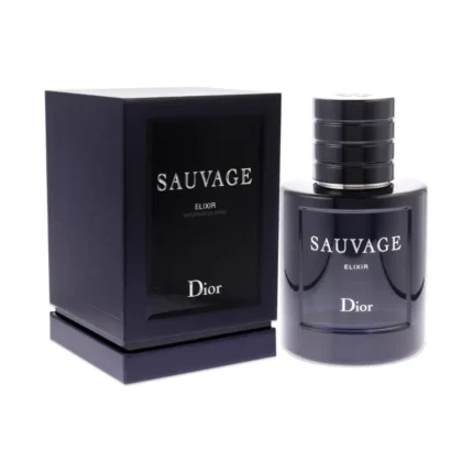 Dior Sauvage Elixir 100ml luxury men's fragrance bottle with retail box
