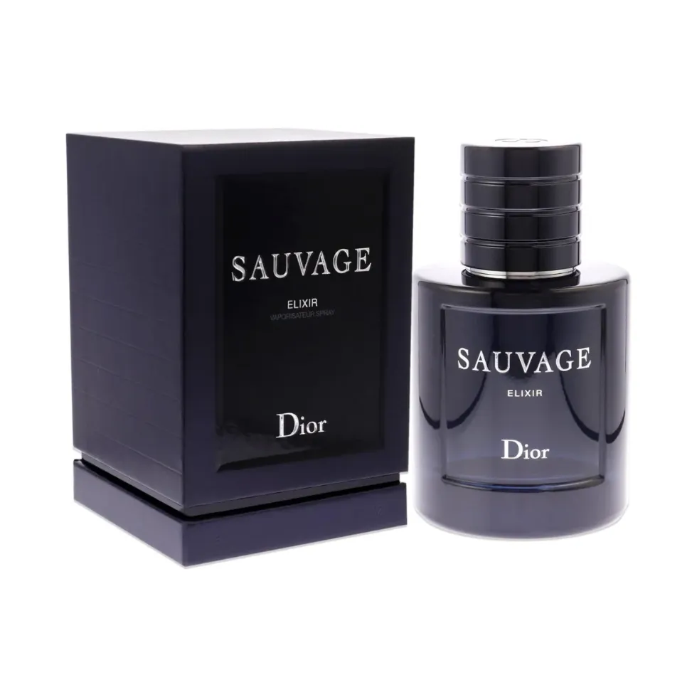 dior-sauvage-elixir-100ml Dior Sauvage Elixir 100ml luxury men's fragrance bottle with retail box