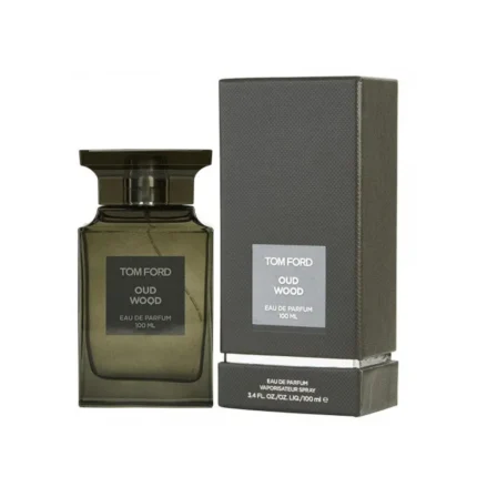 Tom Ford Oud Wood Eau de Parfum 100ml luxury unisex perfume bottle with retail box