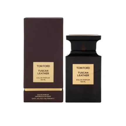 Tom Ford Tuscan Leather Eau de Parfum 100ml luxury unisex perfume bottle with retail box